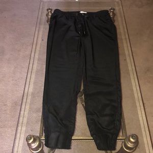 Black Pants/Joggers with adjustable waistline